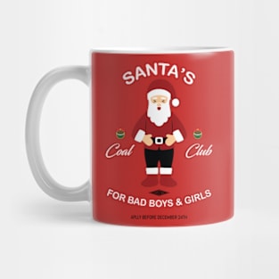 Santa's Coal Club Mug